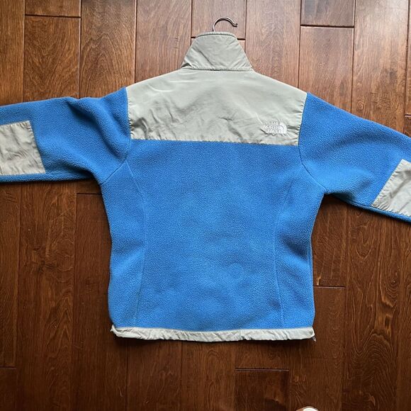 The North Face Women's Denali Polartec Fleece Zip Jacket Blue/Gray Size Small - Picture 4 of 9